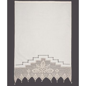 κουρτίνα 075 (160cm x 160cm) ecru με τούνελ