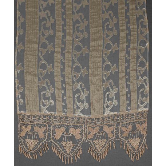 Silk Fashion κουρτίνα 014 (90cm x 130cm) ecru με τιράντα