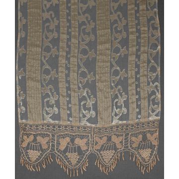 Silk Fashion κουρτίνα 014 (270cm x 320cm) ecru με τιράντα