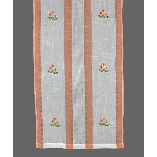 κουρτίνα 315 (60cm x 130cm) πορτοκαλί με τιράντα