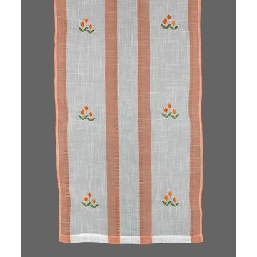 κουρτίνα 315 (180cm x 260cm) πορτοκαλί με τιράντα