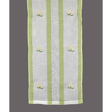 κουρτίνα 315 (60cm x 130cm) λαχανί με τιράντα