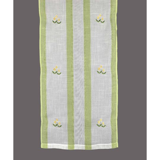 κουρτίνα 315 (160cm x 160cm) λαχανί με τιράντα