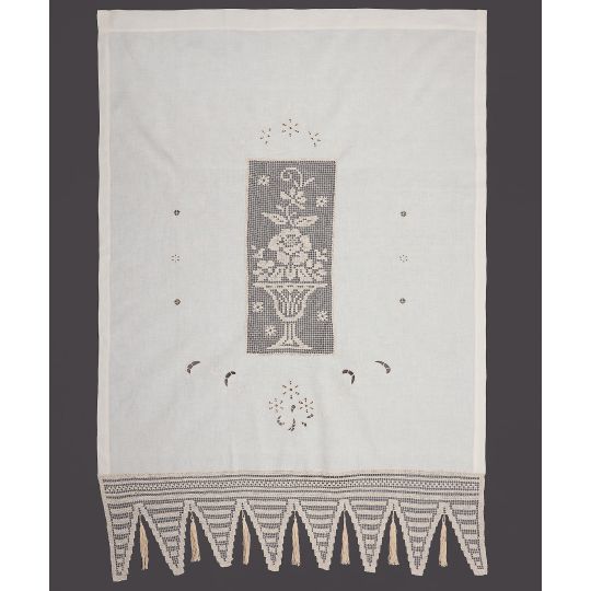 κουρτίνα GXFBG (90cm x 130cm) ecru με τούνελ