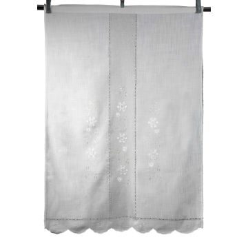 κουρτίνα 464 (120cm x 160cm) ivory/άμμου με τούνελ