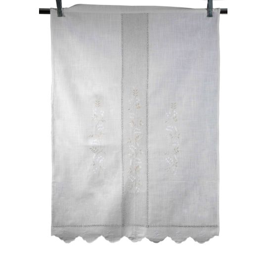 κουρτίνα 465 (90cm x 130cm) ivory/άμμου με τούνελ