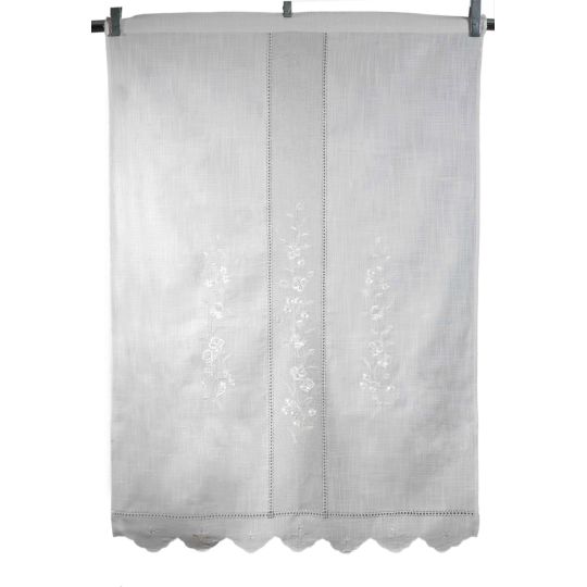 κουρτίνα 466 (90cm x 130cm) ivory/άμμου με τούνελ