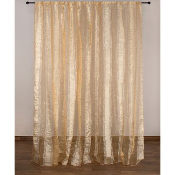 Κουρτίνα 6103 (280cm x 300cm) με τρέσα χρυσή