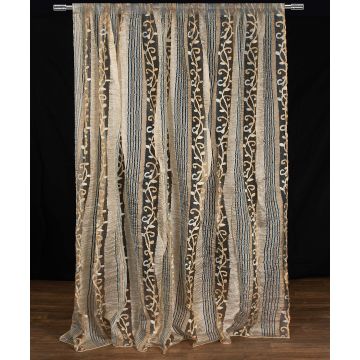 Κουρτίνα sl119 (280cm x 300cm) με τρέσα χρυσή