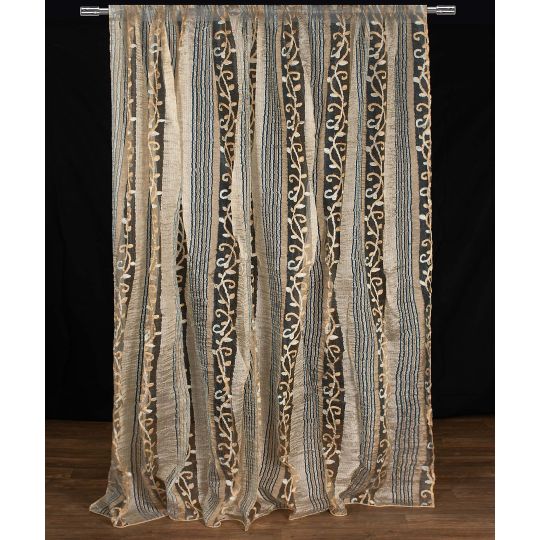 Κουρτίνα sl119 (280cm x 300cm) με τρέσα χρυσή