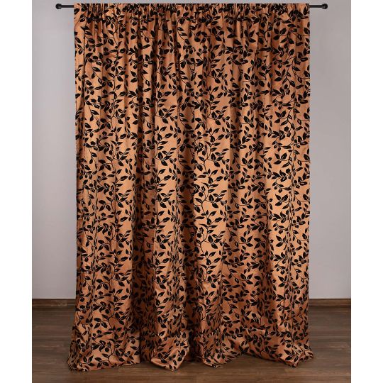 Κουρτίνα 081 (300cm x 275cm) με τρέσα χρυσή