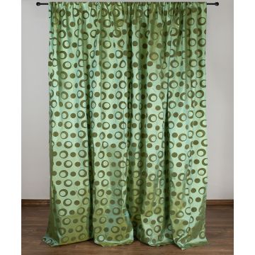 Κουρτίνα 082 (300cm x 275cm) με τρέσα βεραμάν