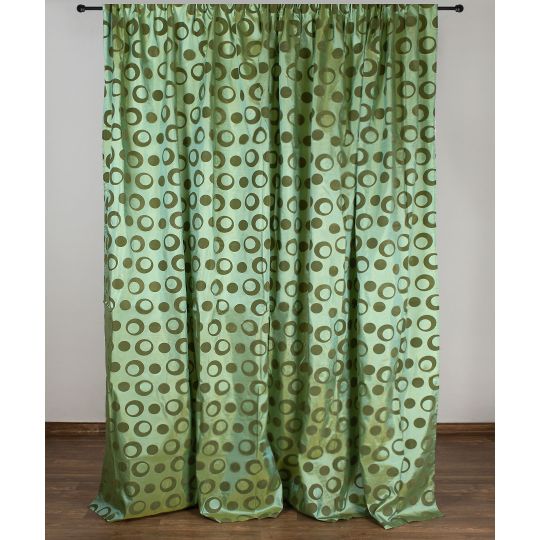 Κουρτίνα 082 (300cm x 275cm) με τρέσα βεραμάν