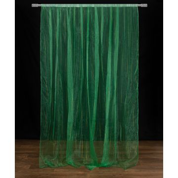 Κουρτίνα j160 (280cm x 300cm) με τρέσα πράσινη
