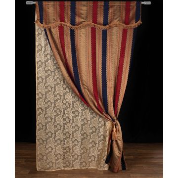 Κουρτίνα efterpi (150cm x 280cm) με τούνελ μπλέ