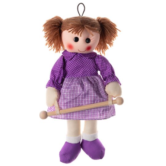 Κούκλα Bambola κρεμαστράκι (35cm x 15cm) Μώβ