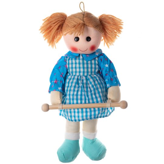 Κούκλα Bambola κρεμαστράκι (35cm x 15cm) σιέλ