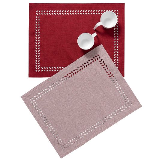 Silk Fashion Σουπλά bg18 (35cm x 45cm) αμέθυστος/κόκκινο