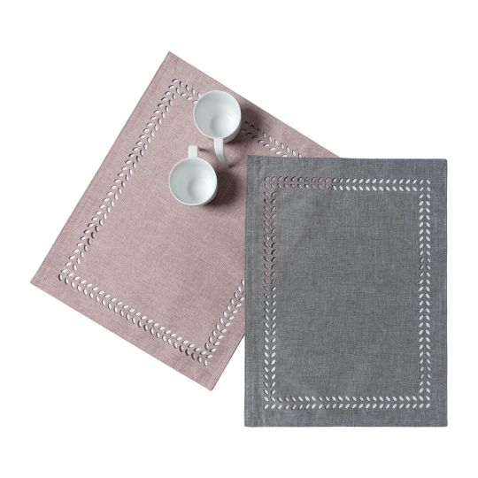 Silk Fashion Σουπλά bg18 (35cm x 45cm) αμέθυστος/γκρί