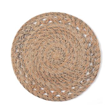 Silk Fashion Σουπλά γιούτα 2060 (38cm) black/rust