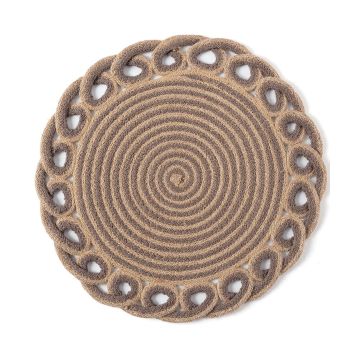 Silk Fashion Σουπλά γιούτα 1911 (38cm) light grey