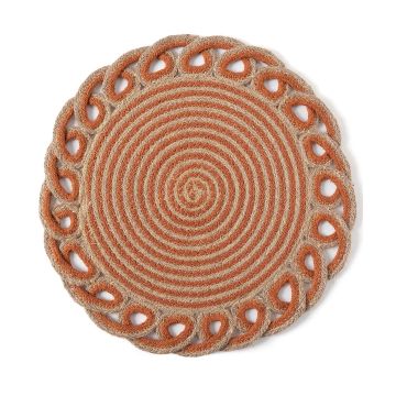 Silk Fashion Σουπλά γιούτα 1911 (38cm) rust