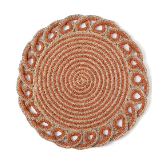 Silk Fashion Σουπλά γιούτα 1911 (38cm) rust