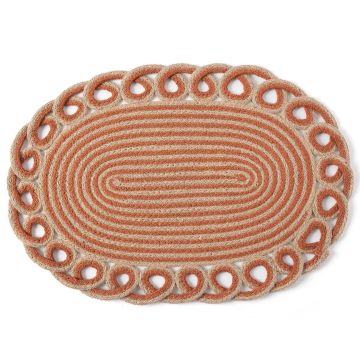 Silk Fashion Σουπλά γιούτα 1911 (35cm x 50cm) rust