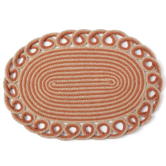 Silk Fashion Σουπλά γιούτα 1911 (35cm x 50cm) rust