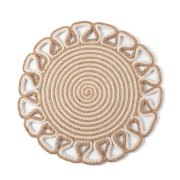 Silk Fashion Σουπλά γιούτα 1911 (38cm) beige