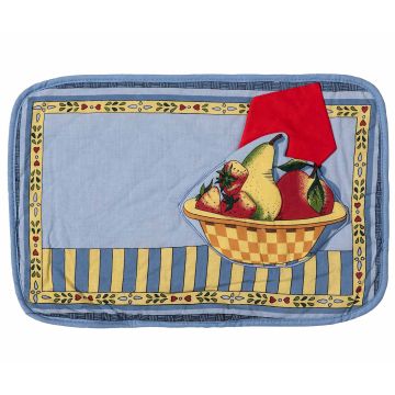 Silk Fashion Σουπλά (33cm x 55cm) με πετσέτα φαγητού απλικέ