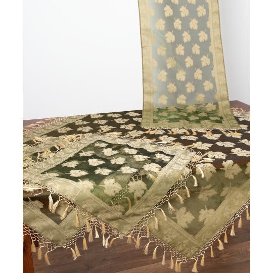 Σετ 4 τεμαχίων (110cm x 110cm, 50cm x 140cm,2x50cm x 50cm) AKB-301 Πράσινο