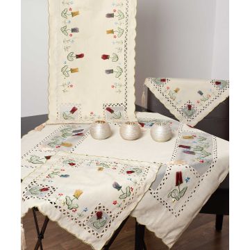 Σετ 7 τεμαχίων  (90cm x 90cm 40cm x 110cm 2x60cm x 60cm 2x 40cm x 40cm 140cm x 140cm)  5673