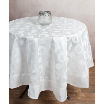 Σατέν ροτόντα 082 (170cm) λευκή