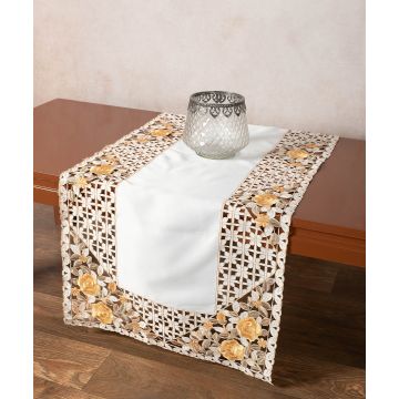 Σατέν κοφτή τραβέρσα (50cm x 150cm) 081 κίτρινο