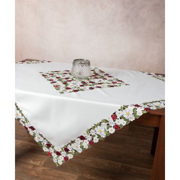 Σατέν κοφτό τραπεζοκαρέ (135cm x 135cm) 5000 not full