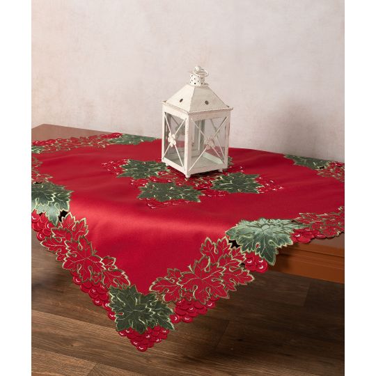 Σατέν κοφτό τραπεζοκαρέ (135cm x 135cm) 580 not full