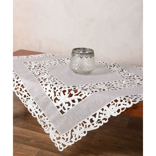 Σατέν κοφτό τραπεζοκαρέ (135cm x 135cm) 156