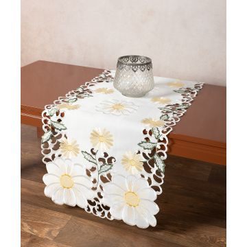 Σατέν κοφτή τραβέρσα (40cmcm x 170cm) 291 κίτρινο