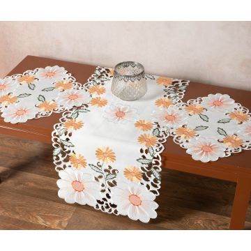 Σατέν κοφτό σεμέν (40cm x 110cm 2 x 40cm x 40cm) 291 πορτοκαλί