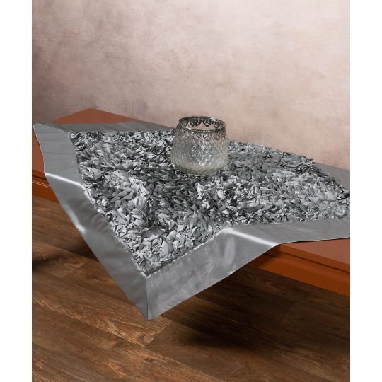 Σατέν καρέ 6134 (85cm x 85cm) γκρί