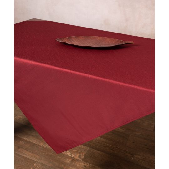 Σατέν τραπεζοκαρέ 2015 (130cm x 130cm) μπορντώ