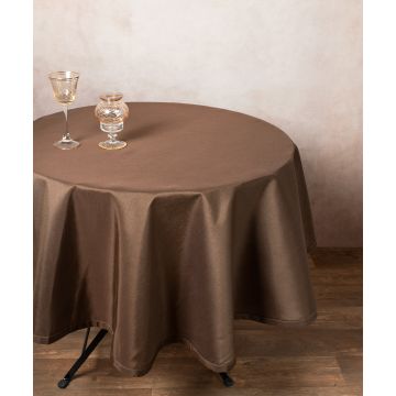 Σατέν ροτόντα 2015 (180cm) καφέ