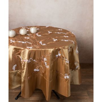 Σατέν Ροτόντα (150cm rd) 6271 Χρυσό