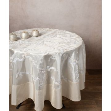 Σατέν Ροτόντα (180cm rd) 6271 Ivory