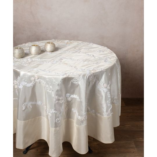 Σατέν Ροτόντα (180cm rd) 6271 Ivory