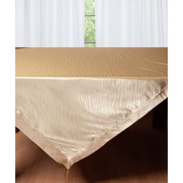 Σατέν τραπεζομάντηλο 2009 (160cm x 220cm) χρυσό