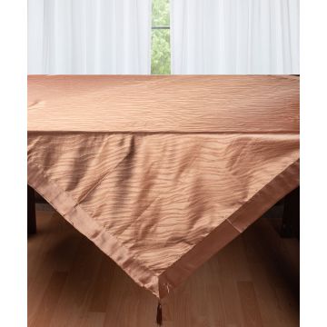 Σατέν τραπεζομάντηλο 2009 (160cm x 220cm) καφέ