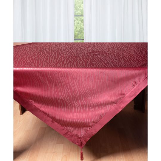 Σατέν τραπεζομάντηλο 2009 (160cm x 220cm) μπορντώ