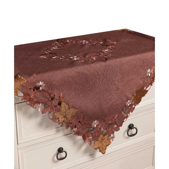 Τραπεζοκαρέ 19315 (130cm x 130cm) κεραμιδί